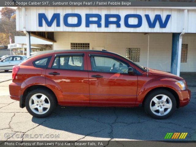 2008 Dodge Caliber SXT in Sunburst Orange Pearl