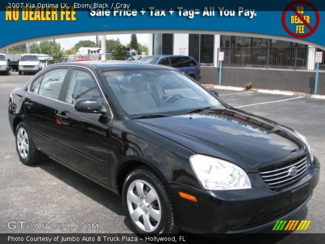2007 Kia Optima LX in Ebony Black