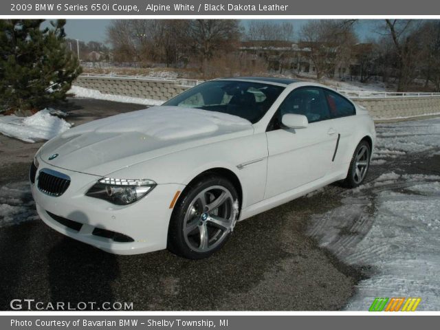 2009 BMW 6 Series 650i Coupe in Alpine White