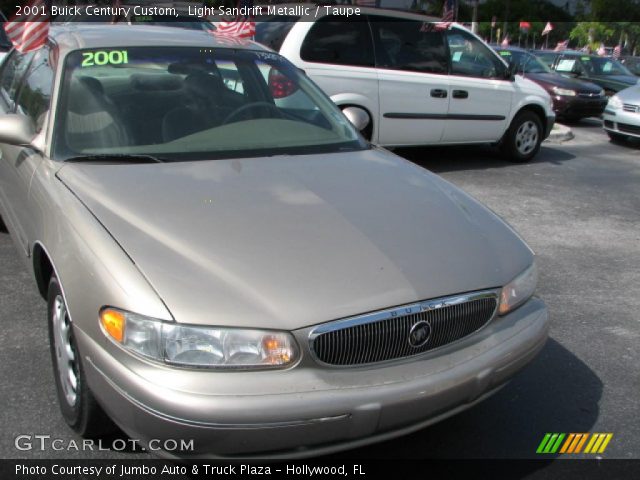 2001 Buick Century Custom in Light Sandrift Metallic