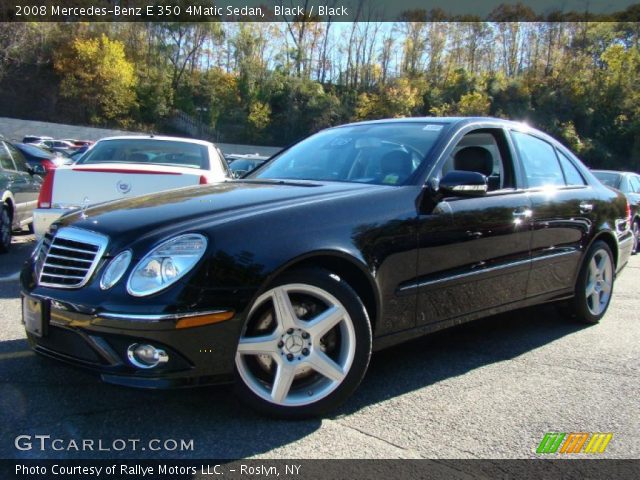 2008 Mercedes-Benz E 350 4Matic Sedan in Black