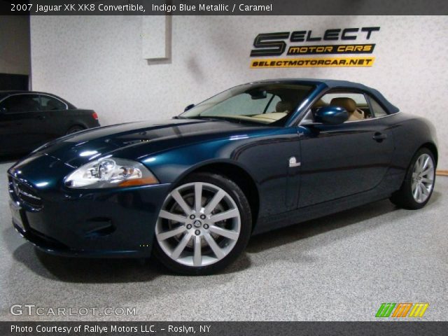 2007 Jaguar XK XK8 Convertible in Indigo Blue Metallic