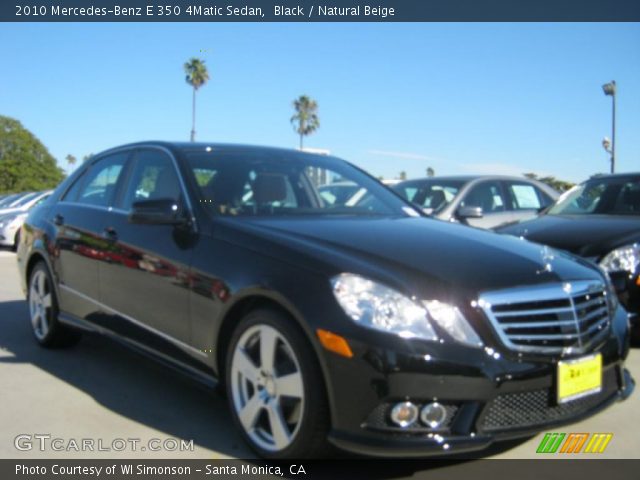 2010 Mercedes-Benz E 350 4Matic Sedan in Black
