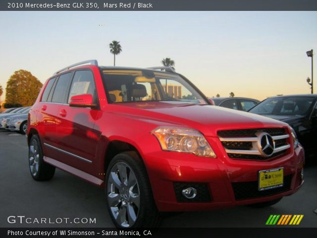 2010 Mercedes-Benz GLK 350 in Mars Red