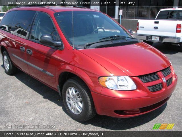 2004 Dodge Grand Caravan SE in Inferno Red Tinted Pearl