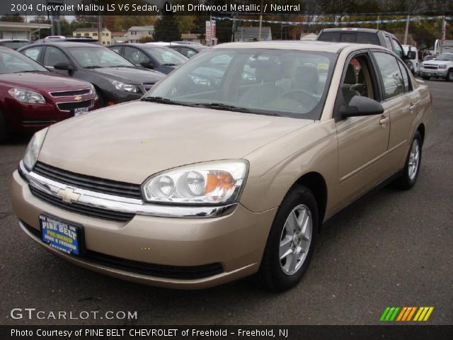 2004 Chevrolet Malibu LS V6 Sedan in Light Driftwood Metallic