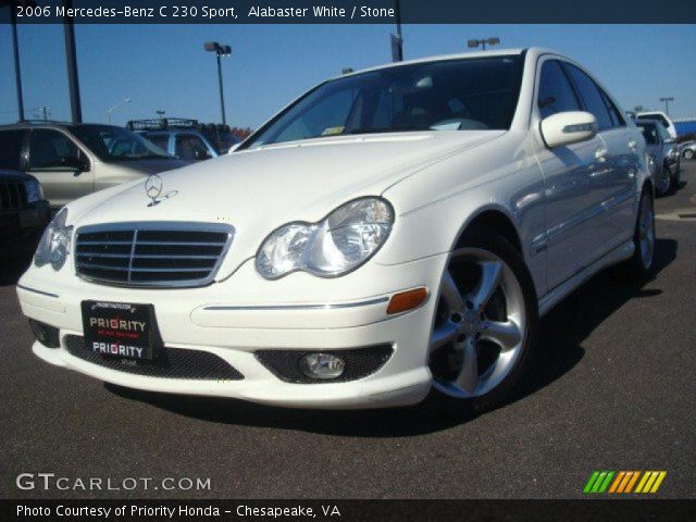 2006 Mercedes-Benz C 230 Sport in Alabaster White