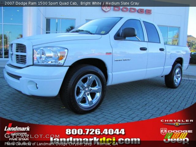 2007 Dodge Ram 1500 Sport Quad Cab in Bright White