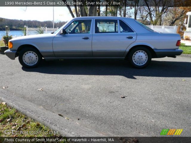 1990 Mercedes-Benz S Class 420 SEL Sedan in Silver Metallic
