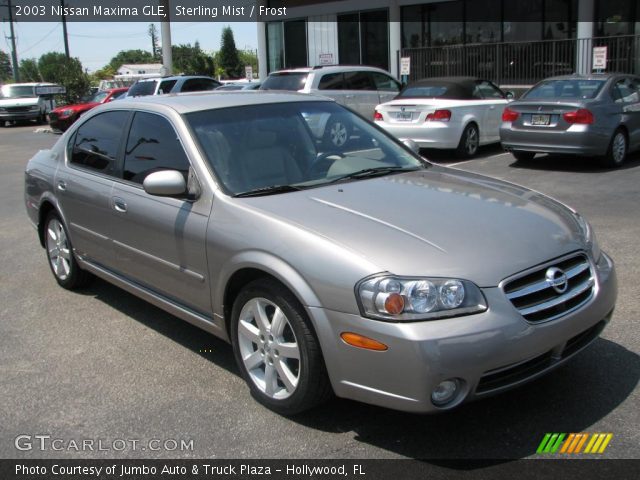 2003 Nissan Maxima GLE in Sterling Mist