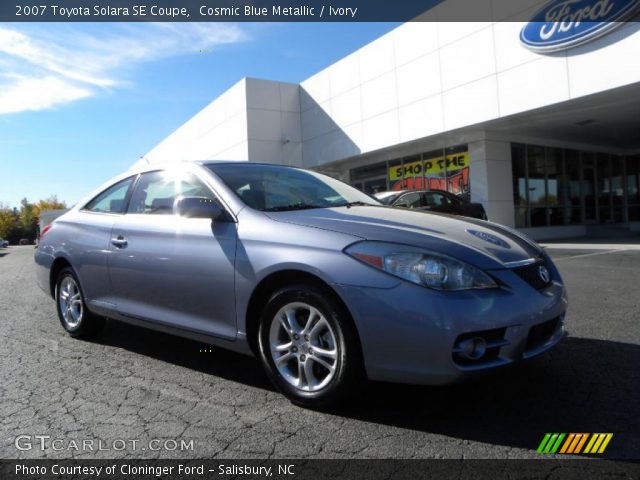 2007 Toyota Solara SE Coupe in Cosmic Blue Metallic