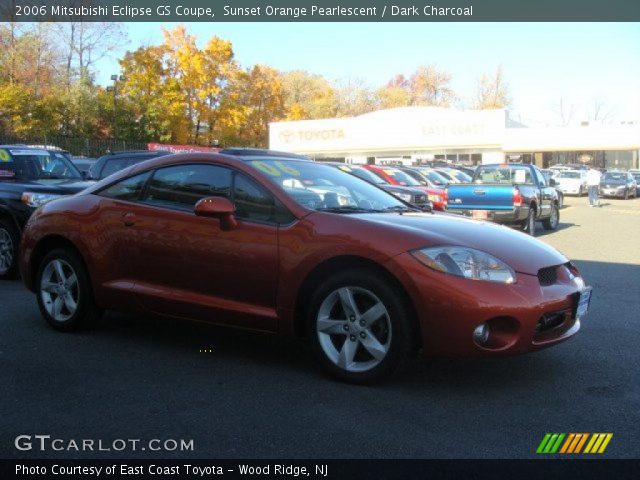 2006 Mitsubishi Eclipse GS Coupe in Sunset Orange Pearlescent