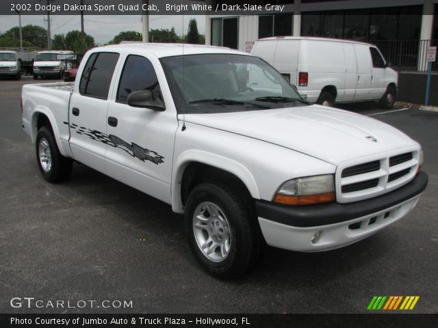 2002 Dodge Dakota Sport Quad Cab in Bright White