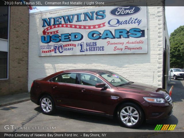 2010 Ford Taurus SEL in Cinnamon Red Metallic