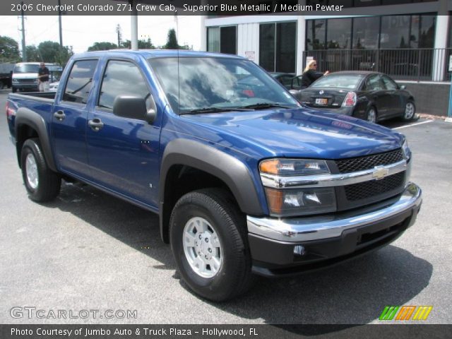 2006 Chevrolet Colorado Z71 Crew Cab in Superior Blue Metallic