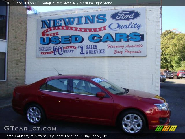 2010 Ford Fusion SE in Sangria Red Metallic