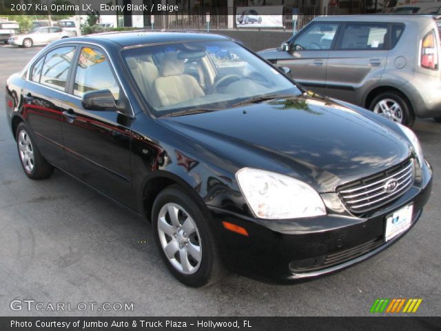 2007 Kia Optima LX in Ebony Black