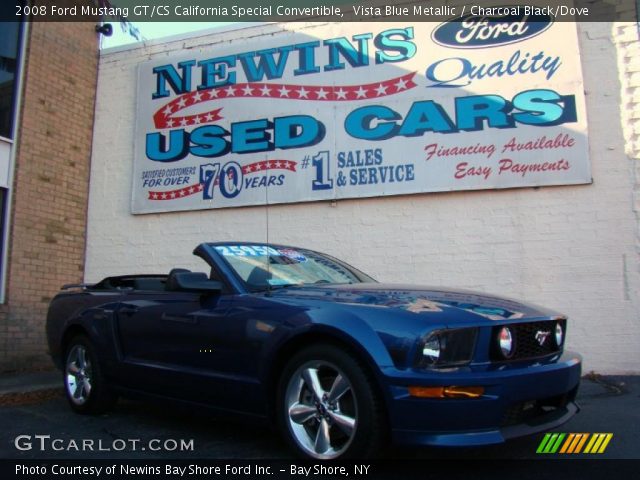 2008 Ford Mustang GT/CS California Special Convertible in Vista Blue Metallic