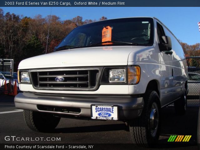 2003 Ford E Series Van E250 Cargo in Oxford White