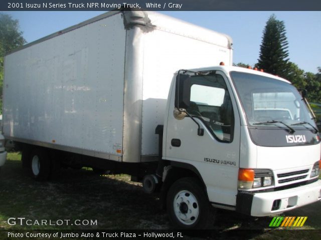 2001 Isuzu N Series Truck NPR Moving Truck in White