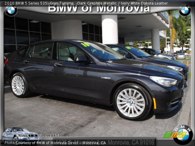 2010 BMW 5 Series 535i Gran Turismo in Dark Graphite Metallic