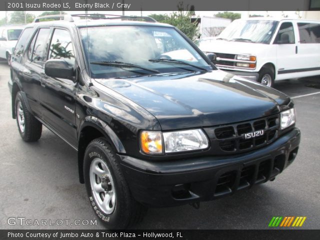 2001 Isuzu Rodeo LS in Ebony Black