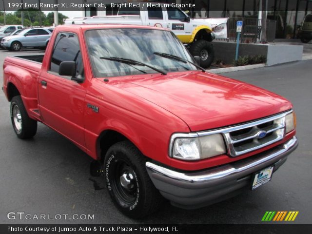 1997 Ford Ranger XL Regular Cab in Bright Red