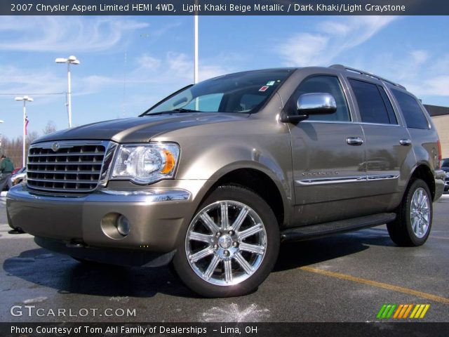 2007 Chrysler Aspen Limited HEMI 4WD in Light Khaki Beige Metallic