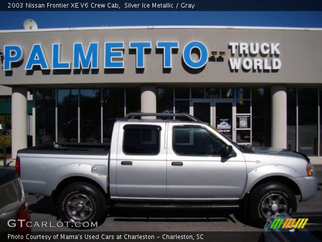 2003 Nissan Frontier XE V6 Crew Cab in Silver Ice Metallic