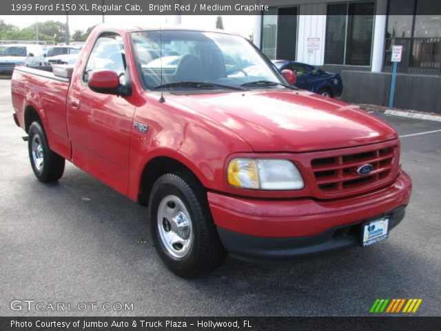 1999 Ford F150 XL Regular Cab in Bright Red