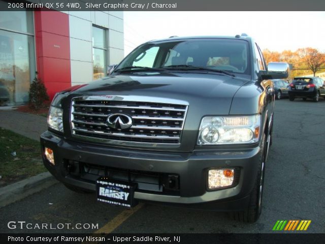 2008 Infiniti QX 56 4WD in Silver Graphite Gray