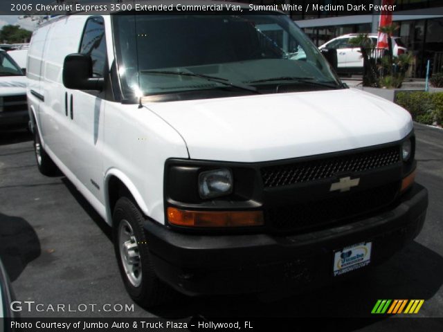 2006 Chevrolet Express 3500 Extended Commercial Van in Summit White