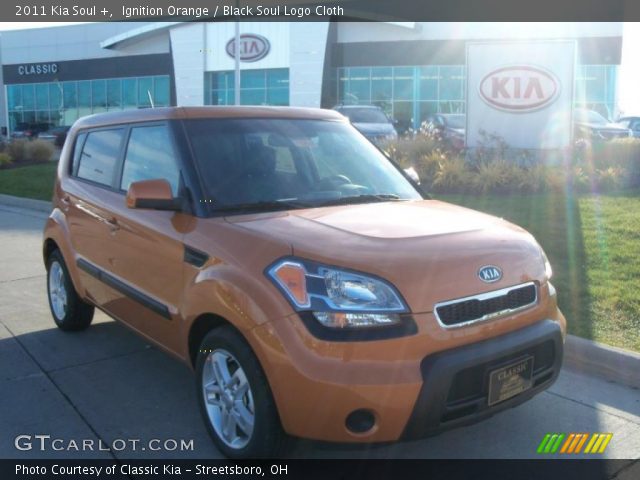 2011 Kia Soul + in Ignition Orange