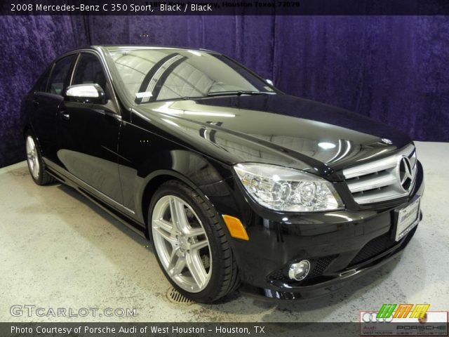 2008 Mercedes-Benz C 350 Sport in Black
