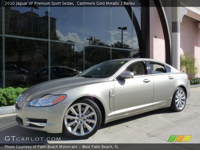 2010 Jaguar XF Premium Sport Sedan in Cashmere Gold Metallic