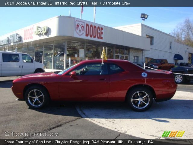 2010 Dodge Challenger SE in Inferno Red Crystal Pearl