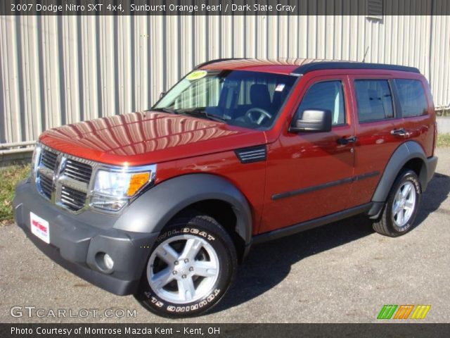 2007 Dodge Nitro SXT 4x4 in Sunburst Orange Pearl