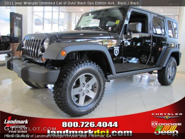 2011 Jeep Wrangler Unlimited Call of Duty: Black Ops Edition 4x4 in Black