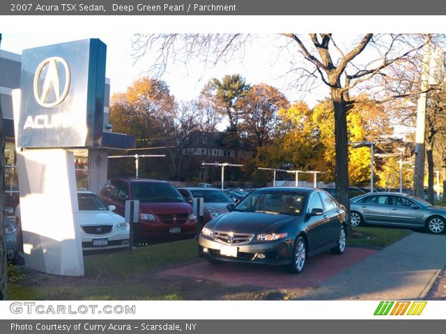 2007 Acura TSX Sedan in Deep Green Pearl