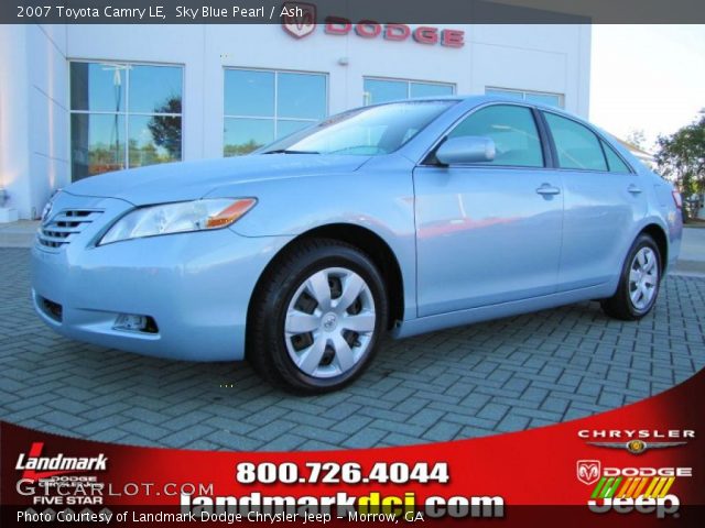 2007 Toyota Camry LE in Sky Blue Pearl