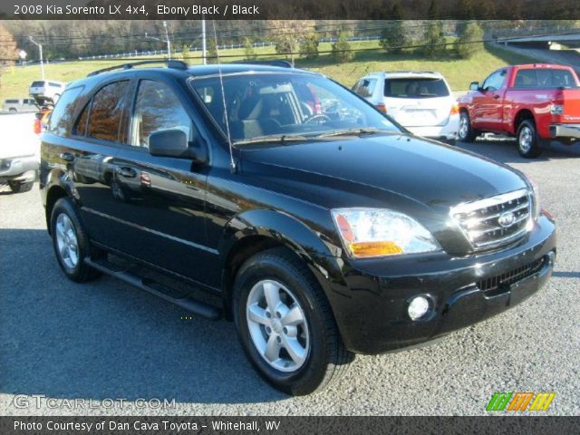 2008 Kia Sorento LX 4x4 in Ebony Black