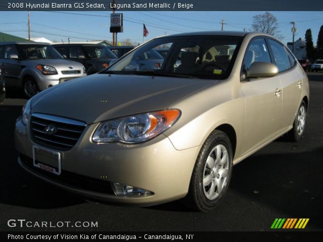 2008 Hyundai Elantra GLS Sedan in Laguna Sand Metallic