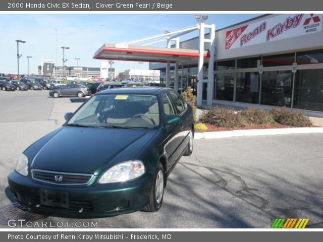 2000 Honda Civic EX Sedan in Clover Green Pearl