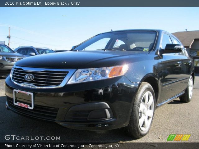2010 Kia Optima LX in Ebony Black