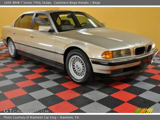 1995 BMW 7 Series 740iL Sedan in Cashmere Beige Metallic