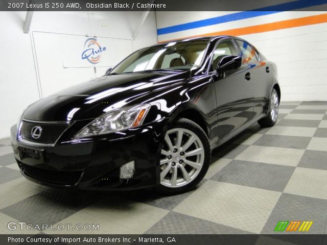 2007 Lexus IS 250 AWD in Obsidian Black