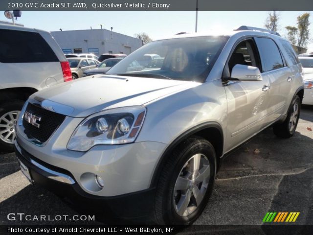 2010 GMC Acadia SLT AWD in Quicksilver Metallic