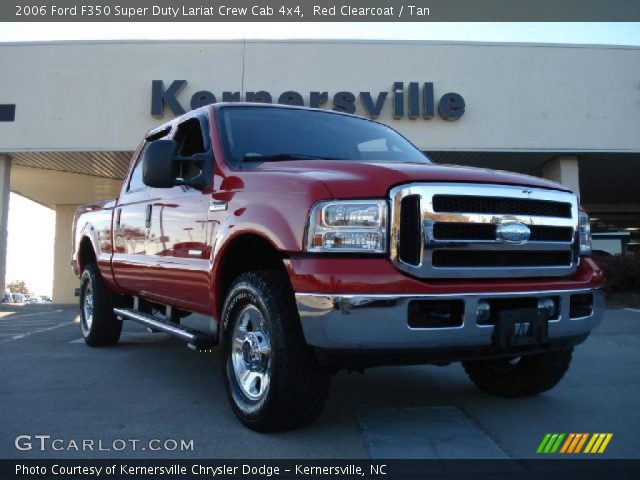 2006 Ford F350 Super Duty Lariat Crew Cab 4x4 in Red Clearcoat