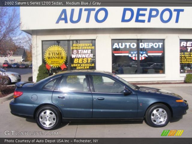 2002 Saturn L Series L200 Sedan in Medium Blue