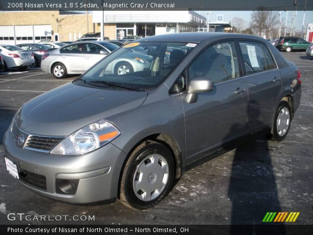 2008 Nissan Versa 1.8 S Sedan in Magnetic Gray